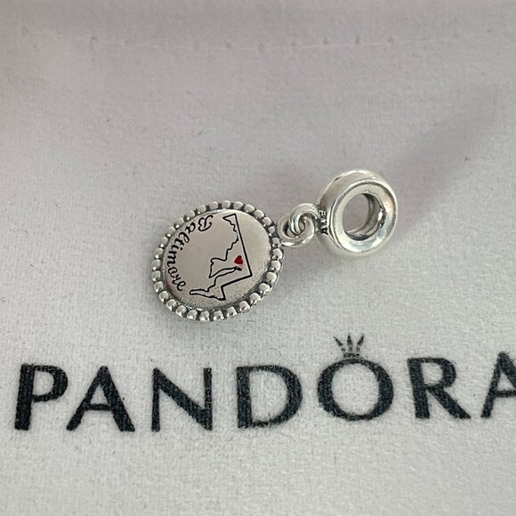 Pandora Baltimore Map Exclusive Charm - Picture 3 of 3